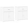 Senkit 2 kpl valkoinen 60x31x70 cm tekninen puu