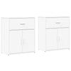 Valkoinen senkit Gaspar 60x31x70cm (2 kpl puinen)