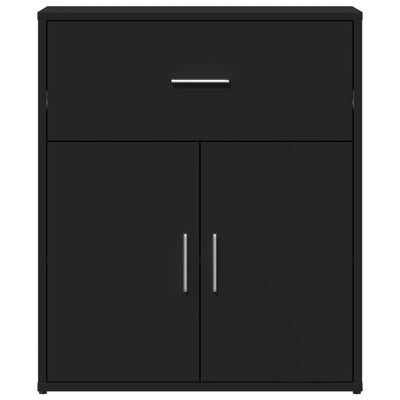 Senkit 2 kpl musta 60x31x70 cm tekninen puu