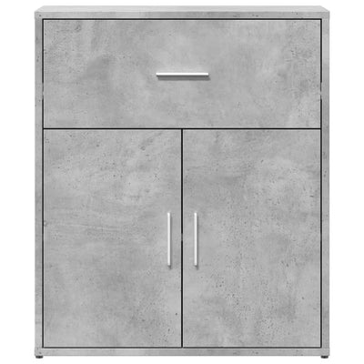 Senkit 2 kpl betoninharmaa 60x31x70 cm tekninen puu
