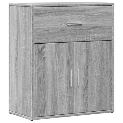 Senkit 2 kpl harmaa Sonoma 60x31x70 cm tekninen puu