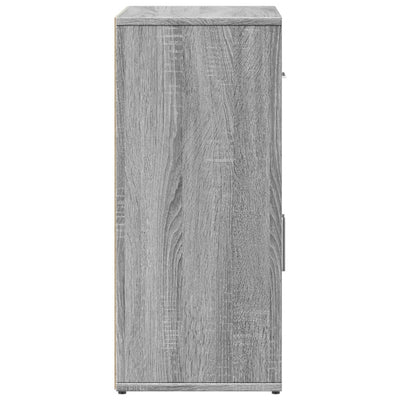 Senkit 2 kpl harmaa Sonoma 60x31x70 cm tekninen puu