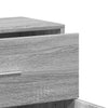 Senkit 2 kpl harmaa Sonoma 60x31x70 cm tekninen puu