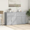 Senkit 2 kpl harmaa Sonoma 60x31x70 cm tekninen puu