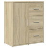 Senkit 2 kpl Sonoma-tammi 60x31x70 cm tekninen puu