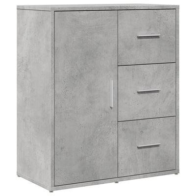 Senkit 2 kpl betoninharmaa 60x31x70 cm tekninen puu