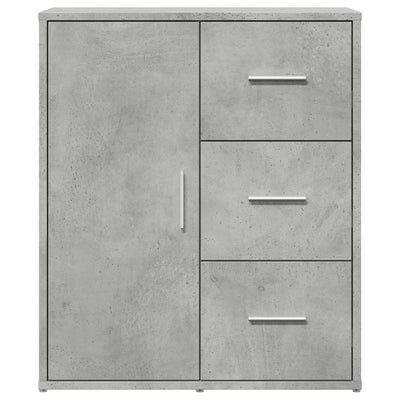 Senkit 2 kpl betoninharmaa 60x31x70 cm tekninen puu
