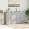 Senkit 2 kpl harmaa Sonoma 60x31x70 cm tekninen puu