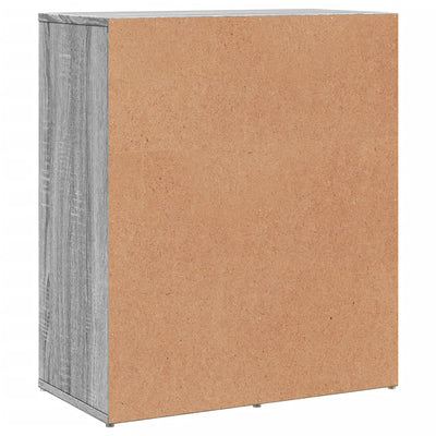 Senkit 2 kpl harmaa Sonoma 60x31x70 cm tekninen puu