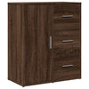 Senkit 2 kpl ruskea tammi 60x31x70 cm tekninen puu