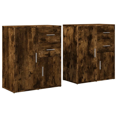 Senkit 2 kpl savutammi 60x31x70 cm tekninen puu