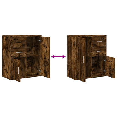 Senkit 2 kpl savutammi 60x31x70 cm tekninen puu