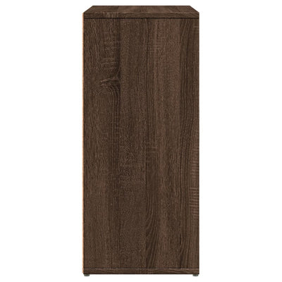 Senkit 2 kpl ruskea tammi 60x31x70 cm tekninen puu