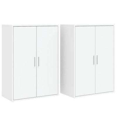 Senkit 2 kpl valkoinen 60x31x84 cm tekninen puu