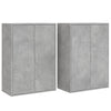 Senkit 2 kpl betoninharmaa 60x31x84 cm tekninen puu