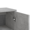 Senkit 2 kpl betoninharmaa 60x31x84 cm tekninen puu