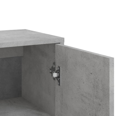 Senkit 2 kpl betoninharmaa 60x31x84 cm tekninen puu