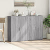Senkit 2 kpl harmaa Sonoma 60x31x84 cm tekninen puu