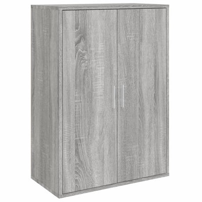 Senkit 2 kpl harmaa Sonoma 60x31x84 cm tekninen puu