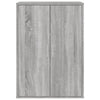 Senkit 2 kpl harmaa Sonoma 60x31x84 cm tekninen puu