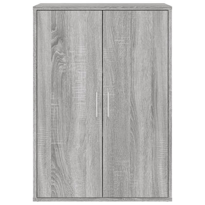 Senkit 2 kpl harmaa Sonoma 60x31x84 cm tekninen puu