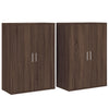 Senkit 2 kpl ruskea tammi 60x31x84 cm tekninen puu
