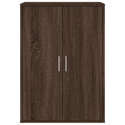 Senkit 2 kpl ruskea tammi 60x31x84 cm tekninen puu
