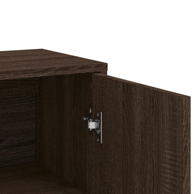 Senkit 2 kpl ruskea tammi 60x31x84 cm tekninen puu
