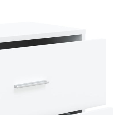 Senkit 3 kpl valkoinen 60x31x84 cm tekninen puu