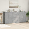Senkit 3 kpl betoninharmaa 60x31x84 cm tekninen puu