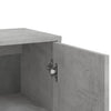 Senkit 3 kpl betoninharmaa 60x31x84 cm tekninen puu