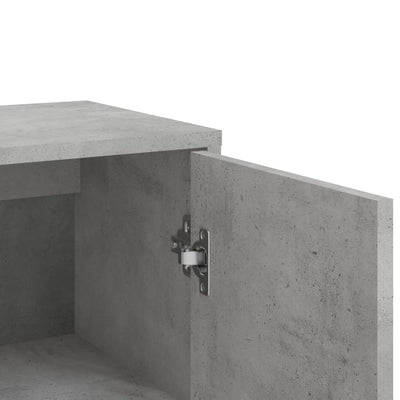 Senkit 3 kpl betoninharmaa 60x31x84 cm tekninen puu