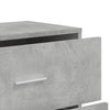 Senkit 3 kpl betoninharmaa 60x31x84 cm tekninen puu