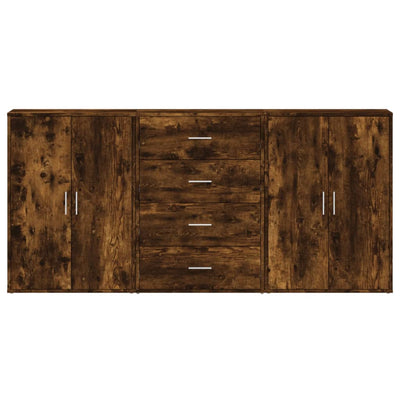 Senkit 3 kpl savutammi 60x31x84 cm tekninen puu