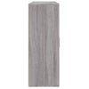 Senkit 3 kpl harmaa Sonoma 60x31x84 cm tekninen puu