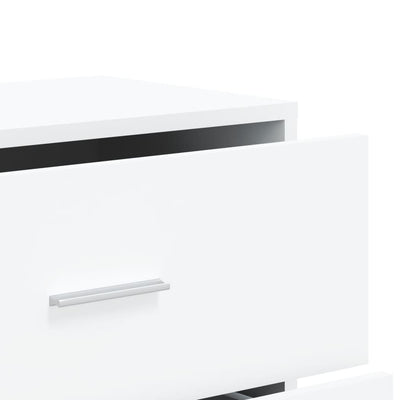 Senkit 2 kpl valkoinen 60x31x84 cm tekninen puu