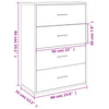 Senkit 2 kpl savutammi 60x31x84 cm tekninen puu
