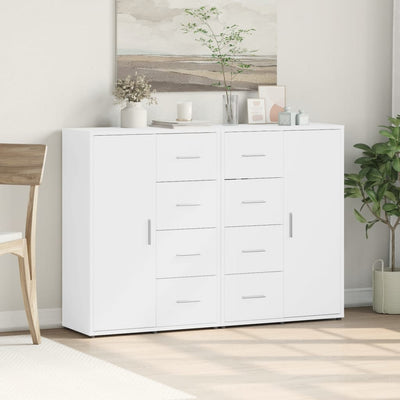 Senkit 2 kpl valkoinen 60x31x84 cm tekninen puu
