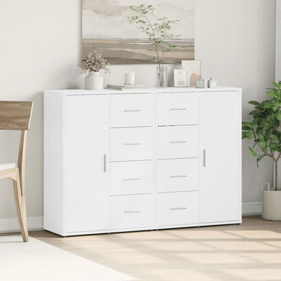 Senkit 2 kpl valkoinen 60x31x84 cm tekninen puu