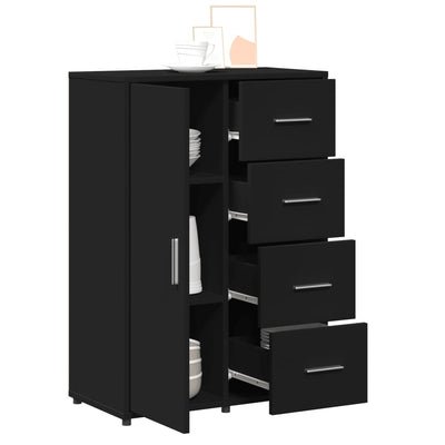 Senkit 2 kpl musta 60x31x84 cm tekninen puu