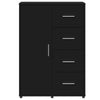 Senkit 2 kpl musta 60x31x84 cm tekninen puu