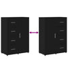 Senkit 2 kpl musta 60x31x84 cm tekninen puu