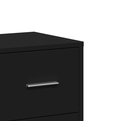 Senkit 2 kpl musta 60x31x84 cm tekninen puu