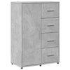Senkit 2 kpl betoninharmaa 60x31x84 cm tekninen puu