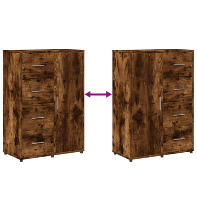Senkit 2 kpl savutammi 60x31x84 cm tekninen puu