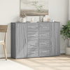 Senkit 2 kpl harmaa Sonoma 60x31x84 cm tekninen puu