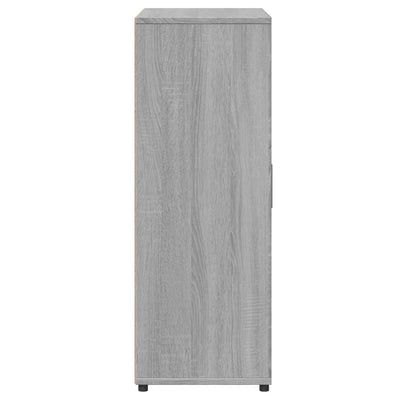 Senkit 2 kpl harmaa Sonoma 60x31x84 cm tekninen puu