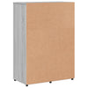 Senkit 2 kpl harmaa Sonoma 60x31x84 cm tekninen puu