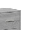 Senkit 2 kpl harmaa Sonoma 60x31x84 cm tekninen puu