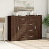 Senkit 2 kpl ruskea tammi 60x31x84 cm tekninen puu